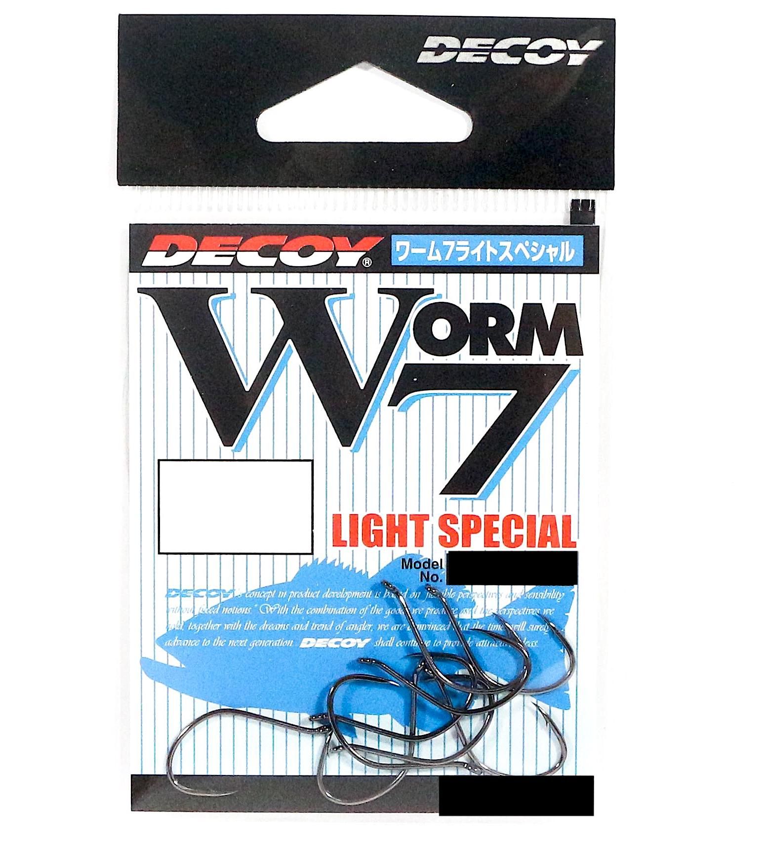 

Крючок Decoy Worm 7 Light Special #2 (9 шт.), Черный, Worm 7 Light Special