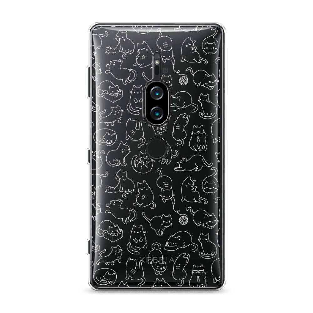 

Силиконовый чехол "Шкодливые котики" на Sony Xperia XZ2 Premium, 53350-2