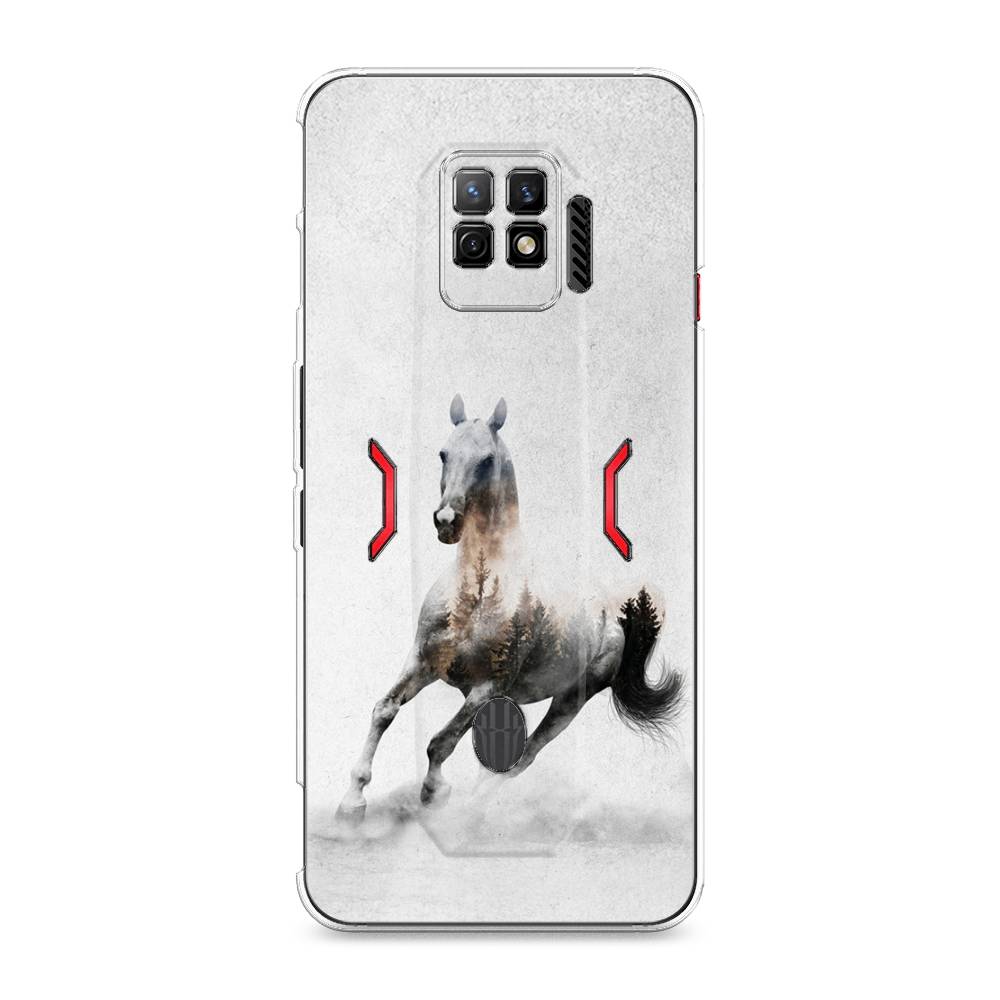 

Чехол Awog на ZTE Nubia Red Magic 7 Pro / ЗТЕ Нубиа Ред Мэджик 7 Pro "Лошадь лес", Разноцветный, 136050-2