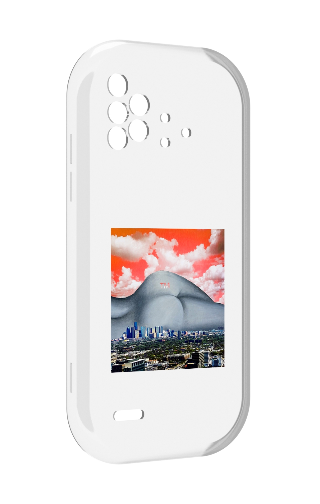 

Чехол MyPads город с девушкой на фоне для UMIDIGI Bison X10 / X10 Pro, Прозрачный, Tocco