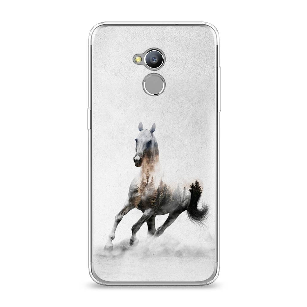 

Чехол Awog на ZTE Blade V7 Lite / ЗТЕ Блэйд V7 Lite "Лошадь лес", 130450-2