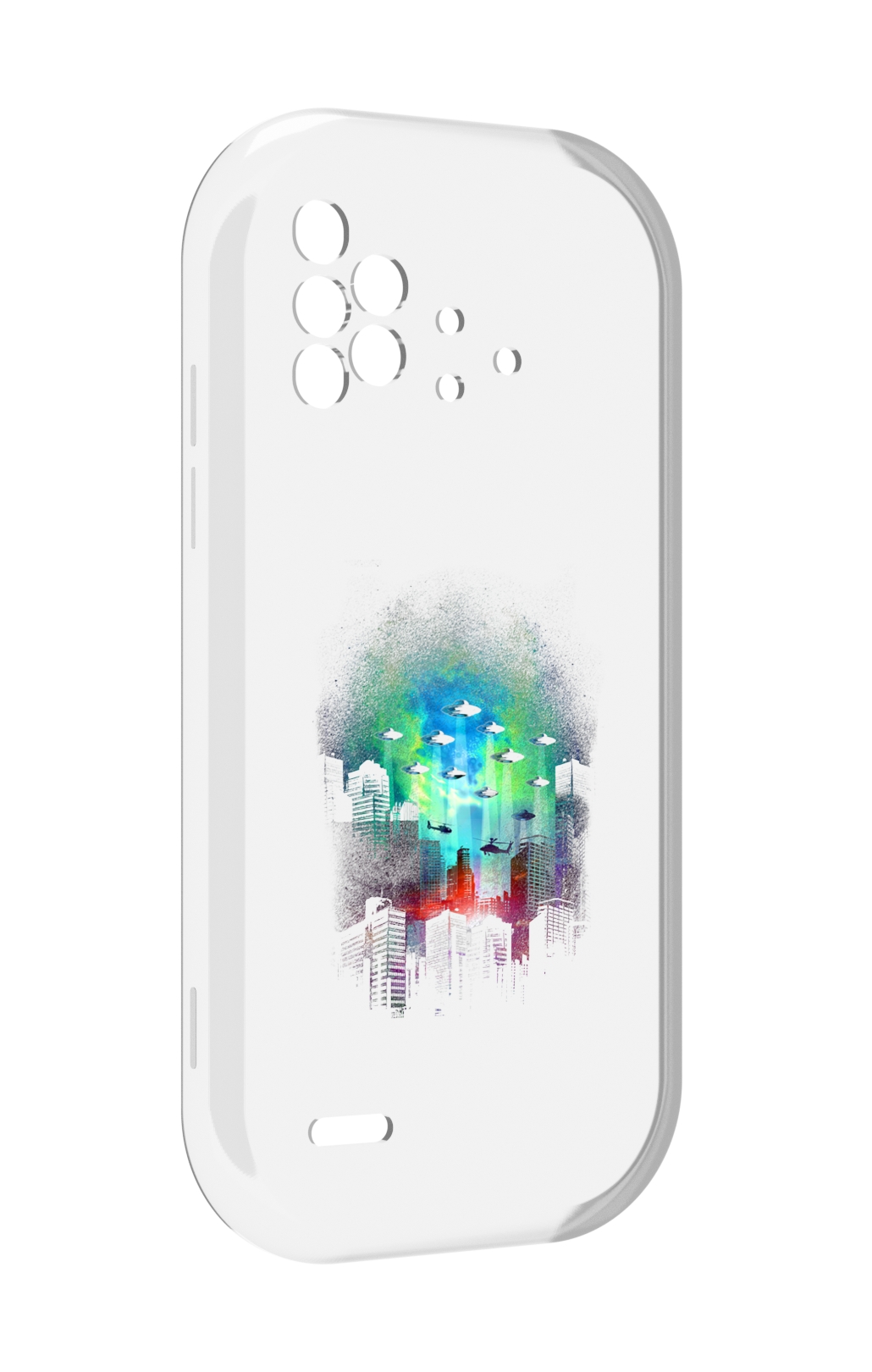 

Чехол MyPads город в свечении для UMIDIGI Bison X10 / X10 Pro, Прозрачный, Tocco