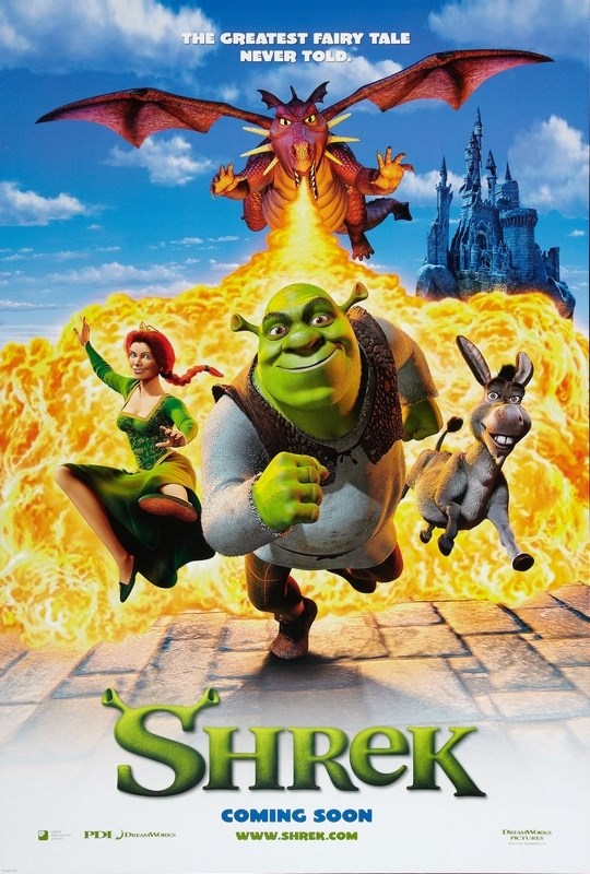 

Постер к мультфильму "Шрек" (Shrek) A4