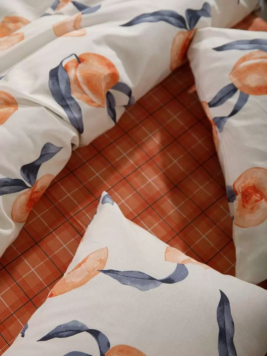 Простыня Ночь нежна Сочный персик бязь 215х147 см 1 шт 890₽