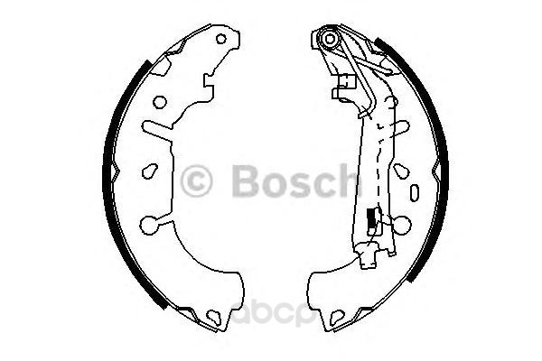 

Тормозные колодки Bosch барабанные 986487703