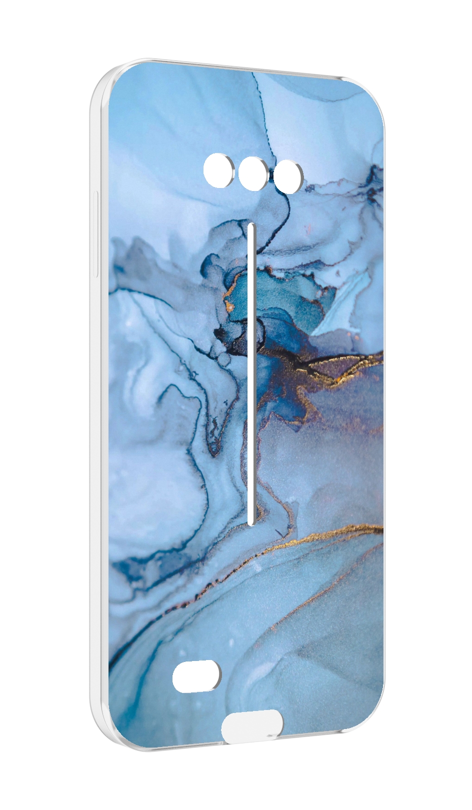 

Чехол MyPads голубой мрамор для Doogee S41/S41 Pro противоударный, Tocco