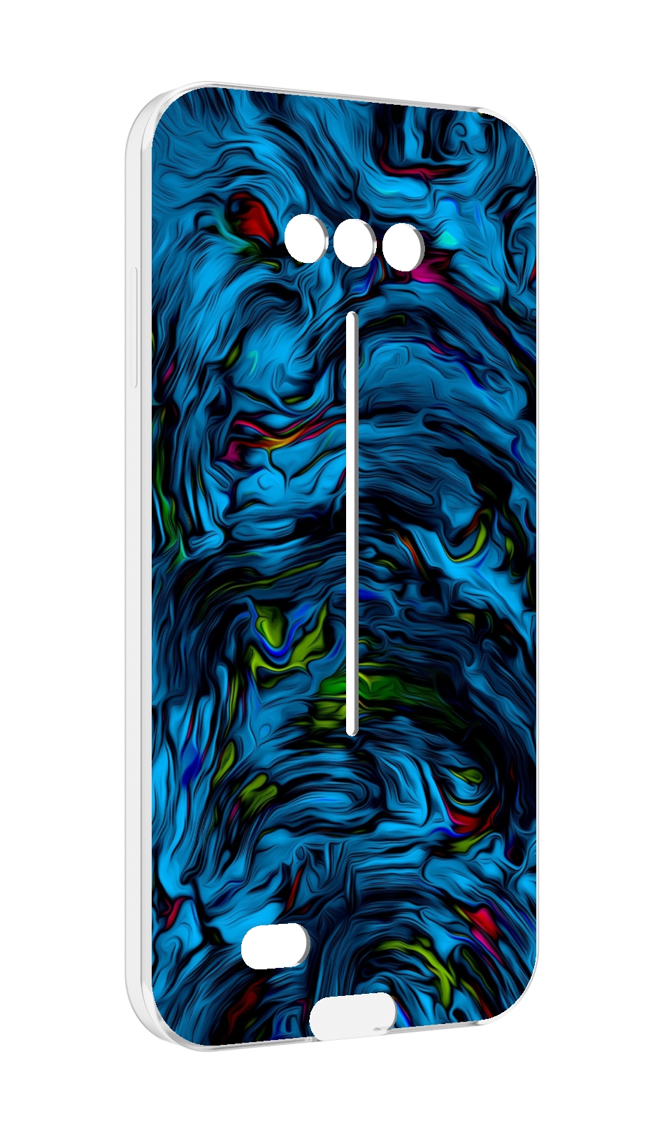 

Чехол MyPads голубая краска в темноте для Doogee S41/S41 Pro противоударный, Tocco