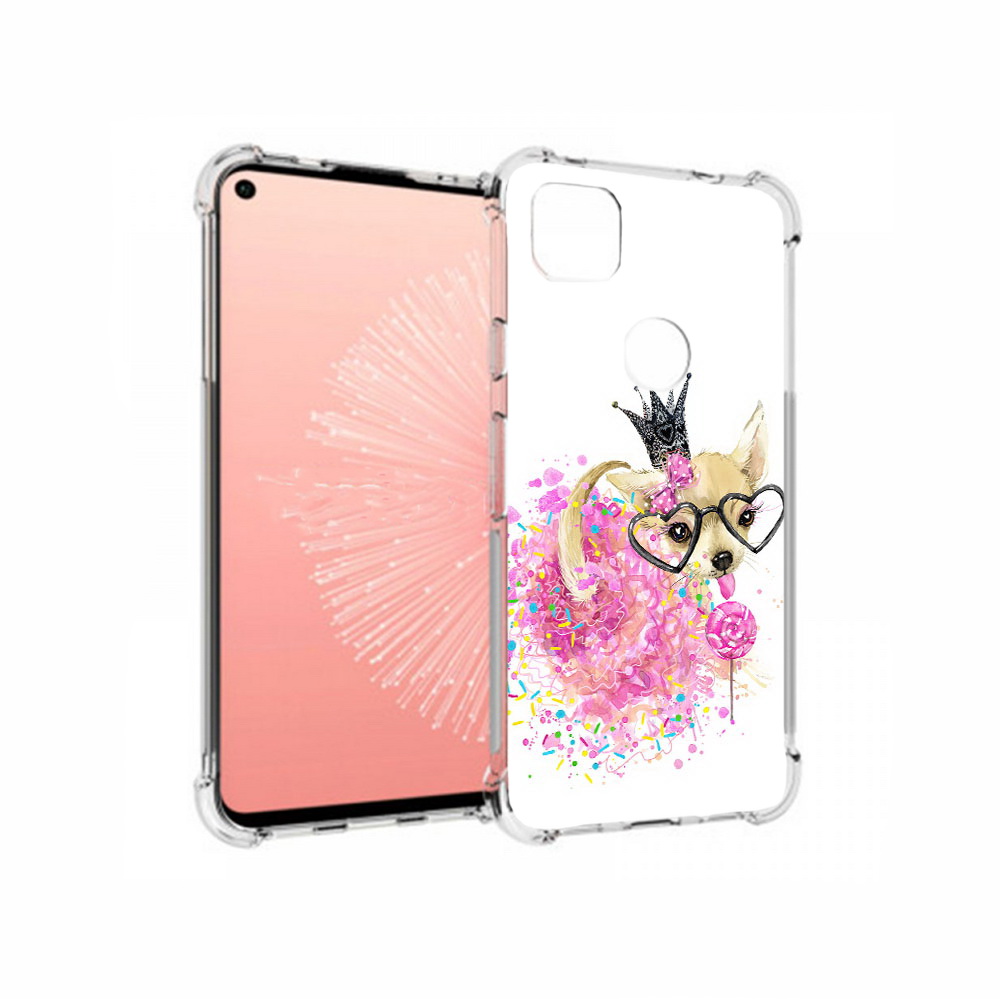 

Чехол MyPads Tocco для Google Pixel 4A сладкая принцесса, Прозрачный, Tocco