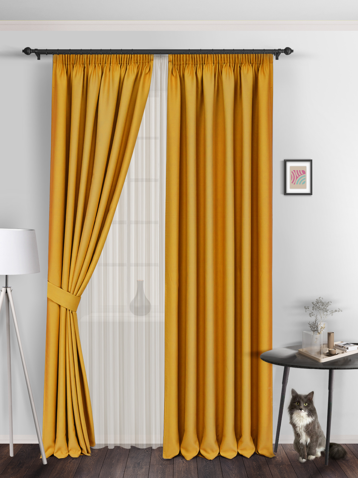 

Шторы блэкаут ВсеТканиТут bacio blackout 150х250 2 шт, bacio blackout