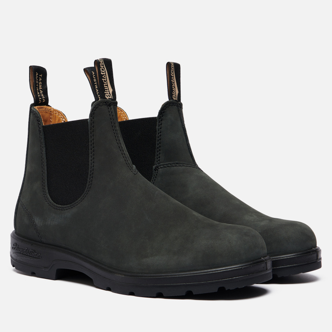 фото Ботинки женские blundstone 587 round toe chelsea leather черные 37.5 eu