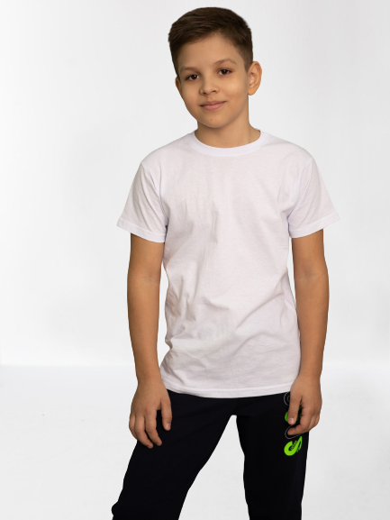 

Футболка для мальчиков LIDEKO kids П35-16-Б Цв. белый р. 164, П35-16-Б
