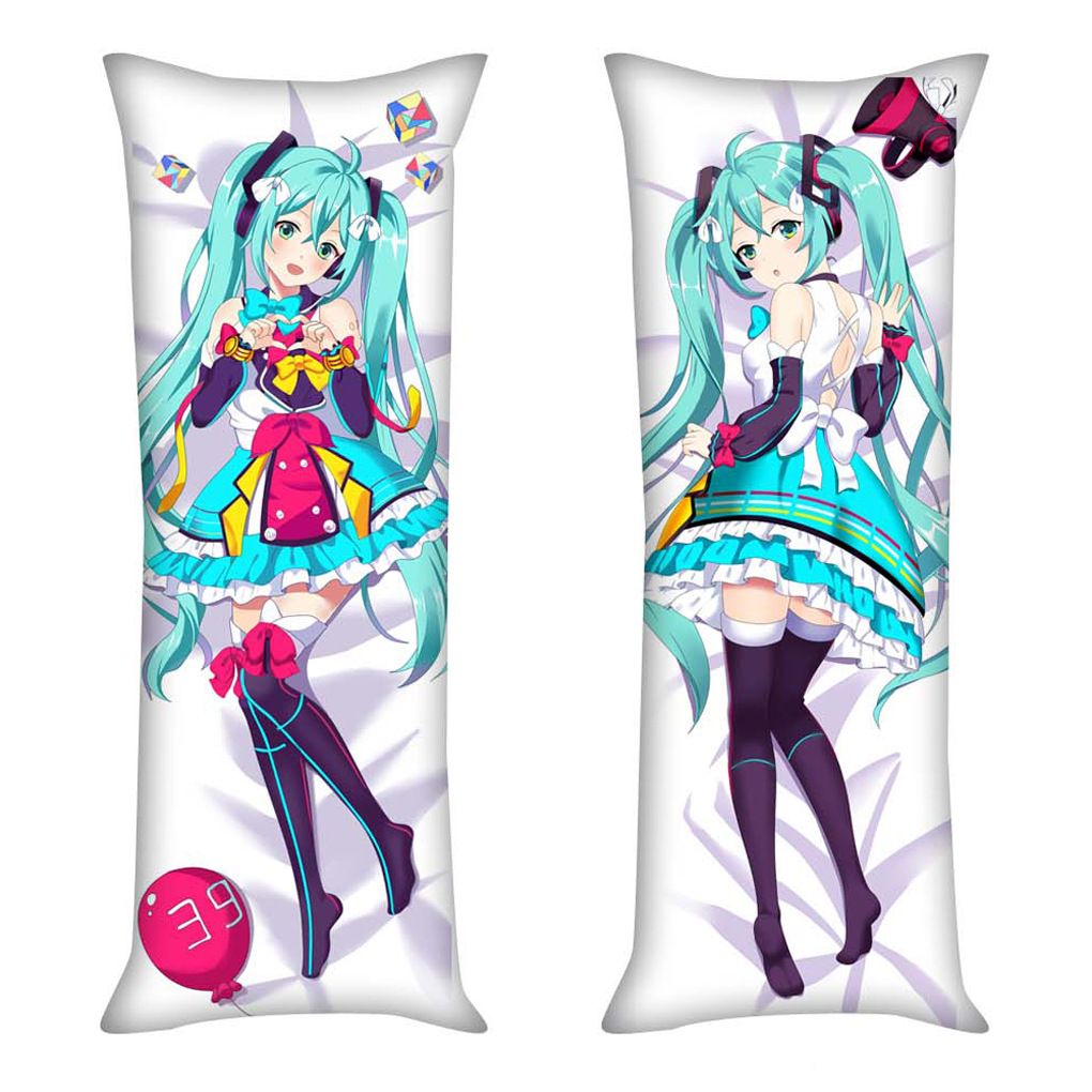 Наволочка дакимакура 150X50 см с Мику Хацунэ Miku Hatsune