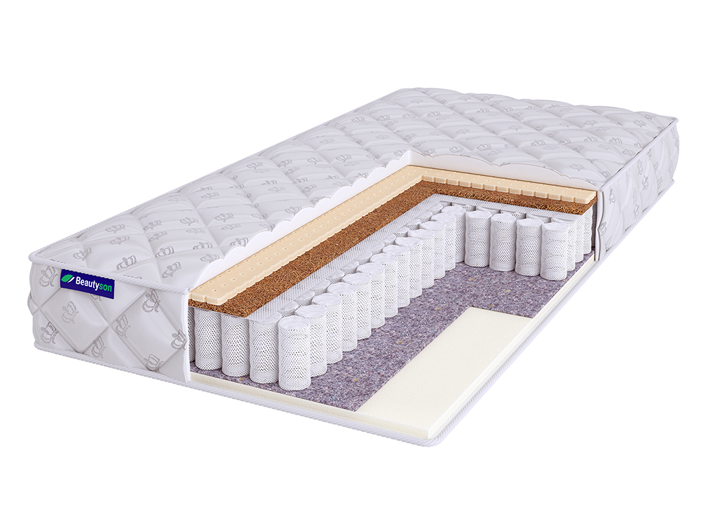 

Матрас Beautyson Roll Spring Mix Soft S600 120х200, Бежевый;белый;серый;серебристый, Roll Spring Mix Soft S600