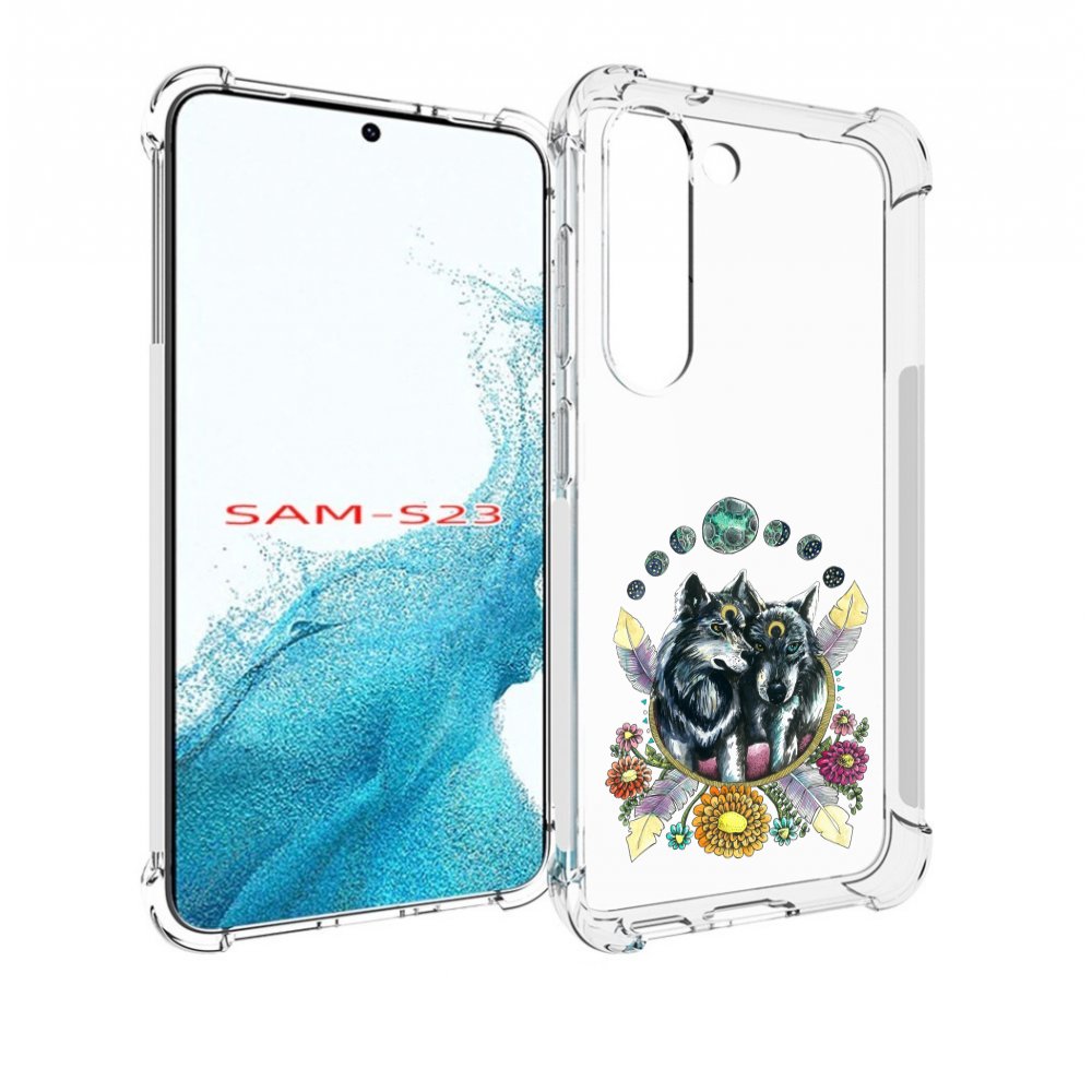 

Чехол MyPads красивые волки абстракция для Samsung Galaxy S23, Прозрачный, Tocco