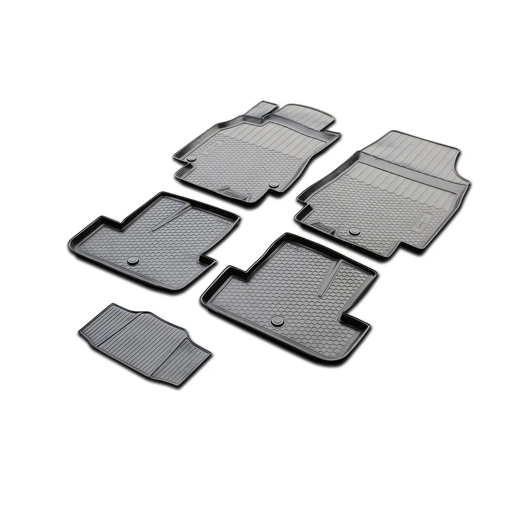 

Коврик в салон автомобиля PRESTIGE Renault Duster ph1 2012-2015, черный, 4шт