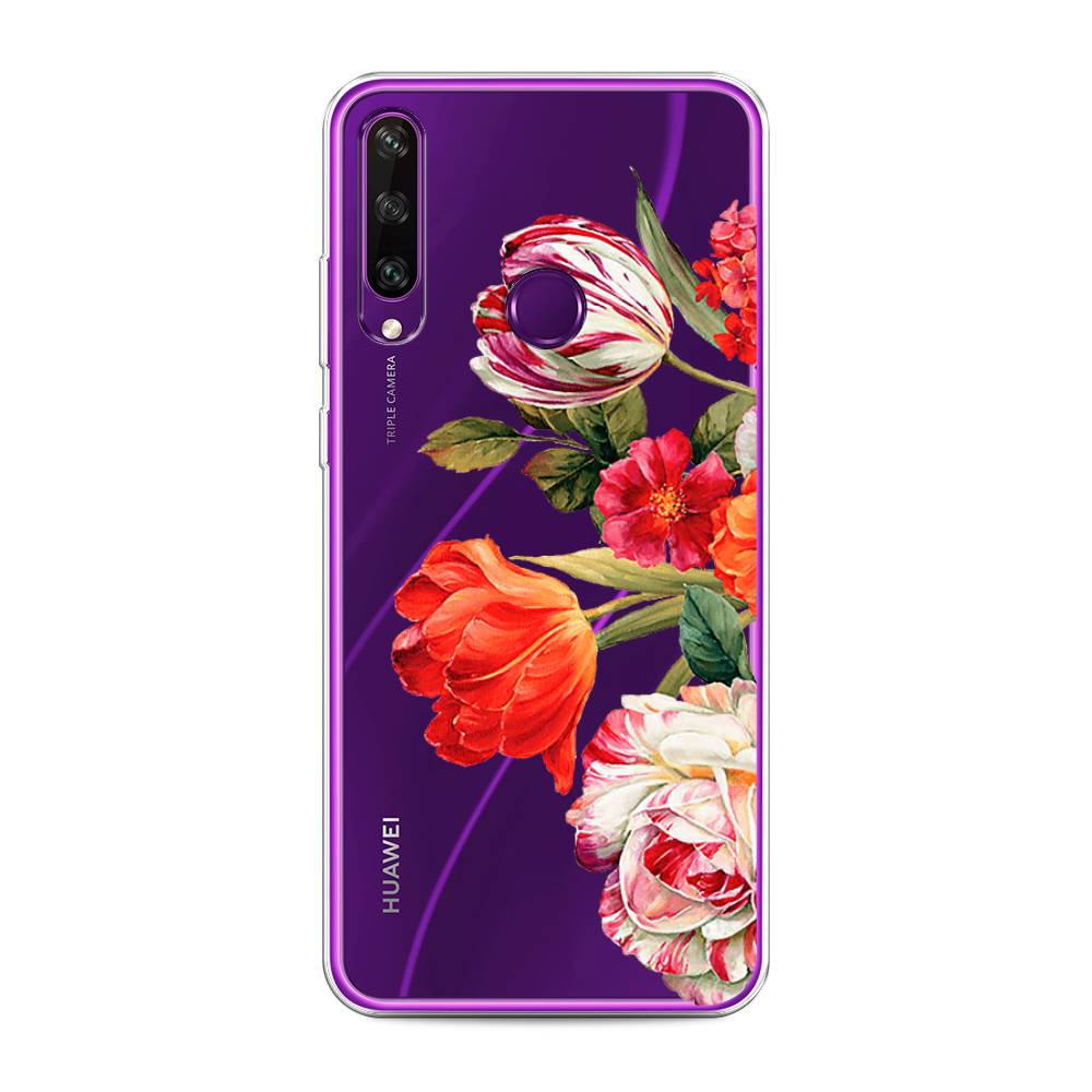 

Чехол Awog на Huawei Y6p "Весенний букет", Красный;розовый;зеленый, 6103250-8