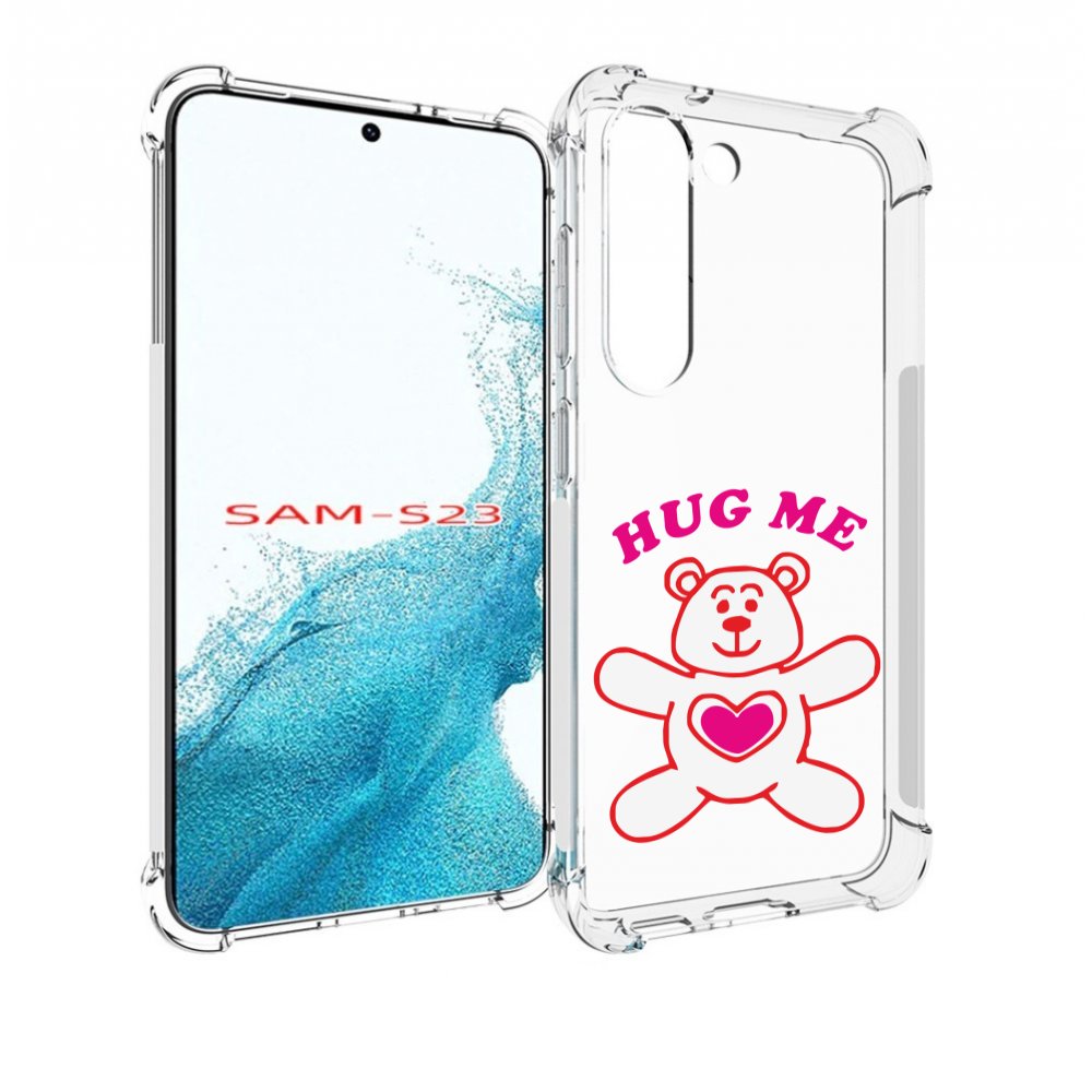 

Чехол MyPads 14 февраля обними меня для Samsung Galaxy S23, Прозрачный, Tocco