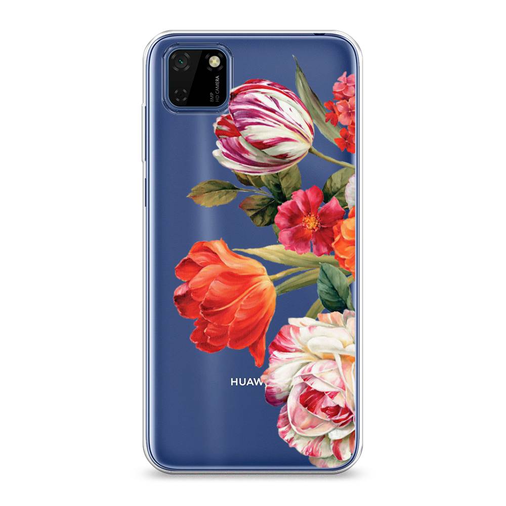 

Чехол Awog на Huawei Y5p "Весенний букет", Красный;розовый;зеленый, 6103750-8