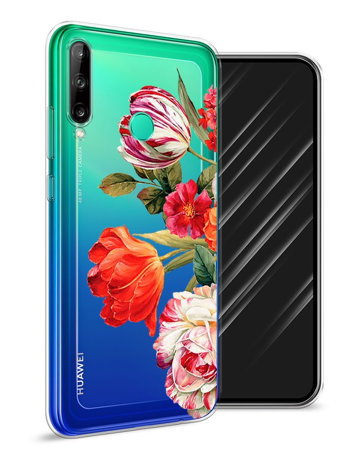 

Чехол Awog на Huawei P40 lite E "Весенний букет", Красный;розовый;зеленый, 612450-8