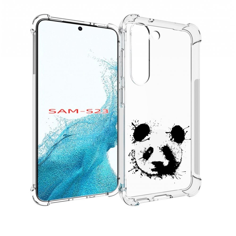 

Чехол MyPads клякса-панда для Samsung Galaxy S23, Прозрачный, Tocco
