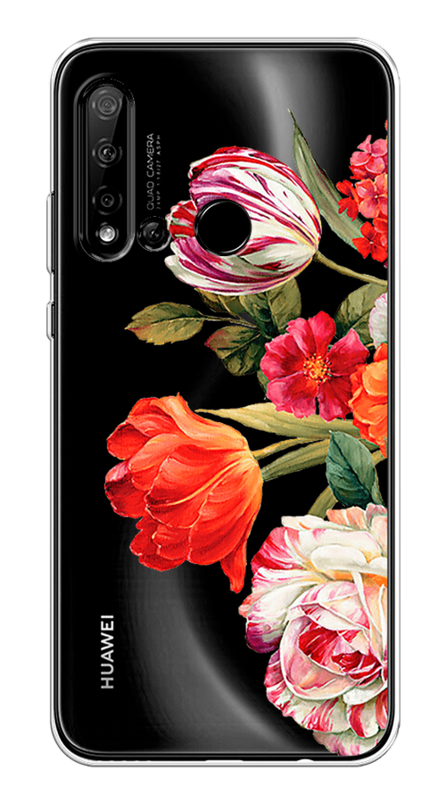 

Чехол Awog на Huawei P20 lite 2019 "Весенний букет", Красный;розовый;зеленый, 69750-8
