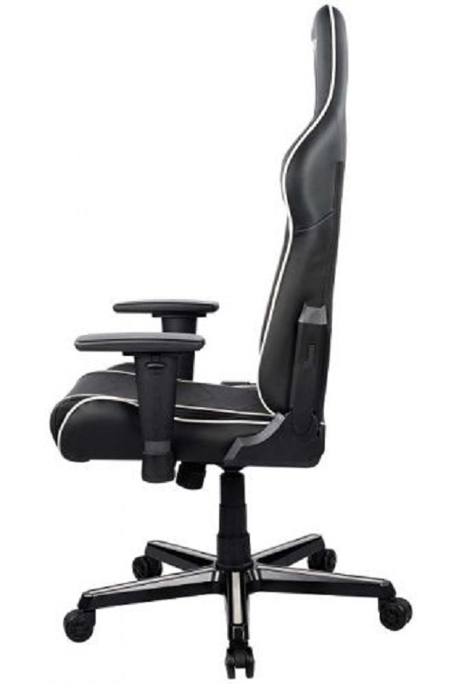 

Кресло DxRacer OH/P08/NW геймерское, черное с белыми вставками, регулируемые подлокотники