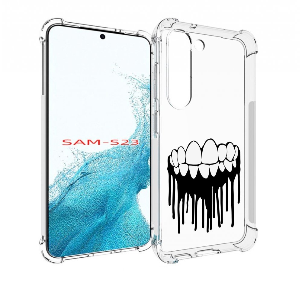 

Чехол MyPads зубы для Samsung Galaxy S23, Прозрачный, Tocco