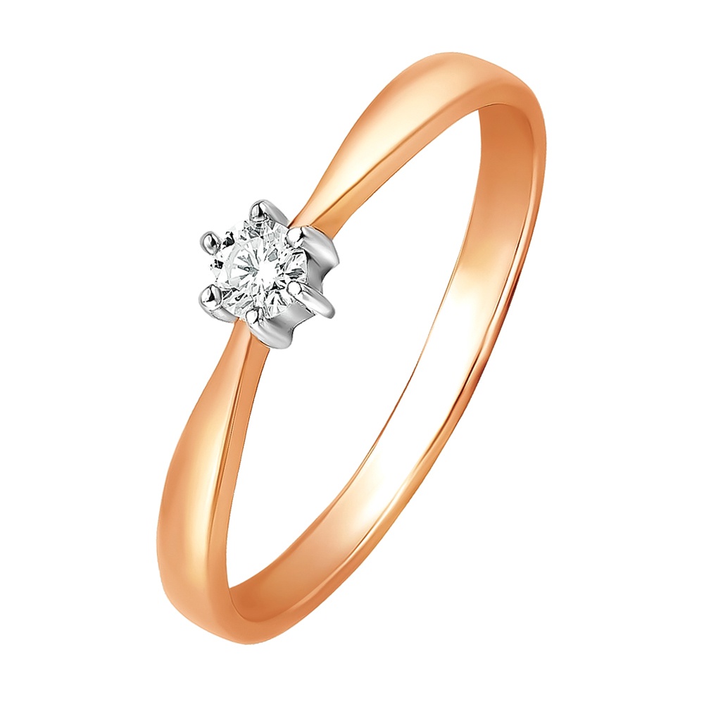 

Кольцо из золота р.  585Gold 101001841, бриллиант, 101001841