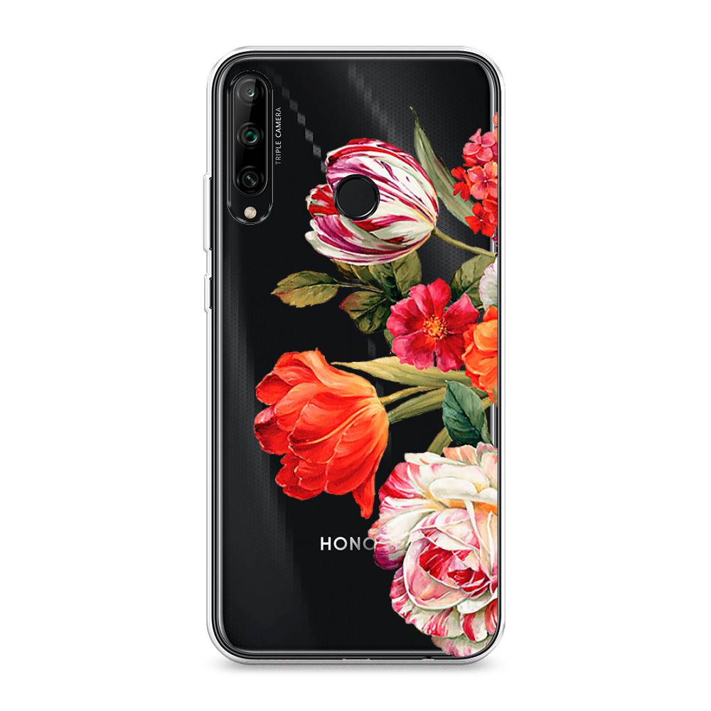 

Чехол Awog на Honor 9C "Весенний букет", Красный;розовый;зеленый, 612550-8