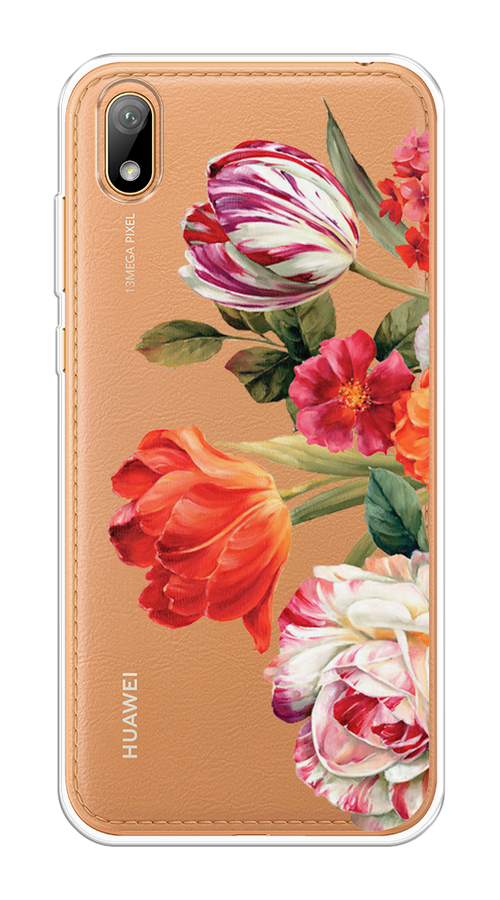 

Чехол Awog на Honor 8S "Весенний букет", Красный;розовый;зеленый, 69150-8