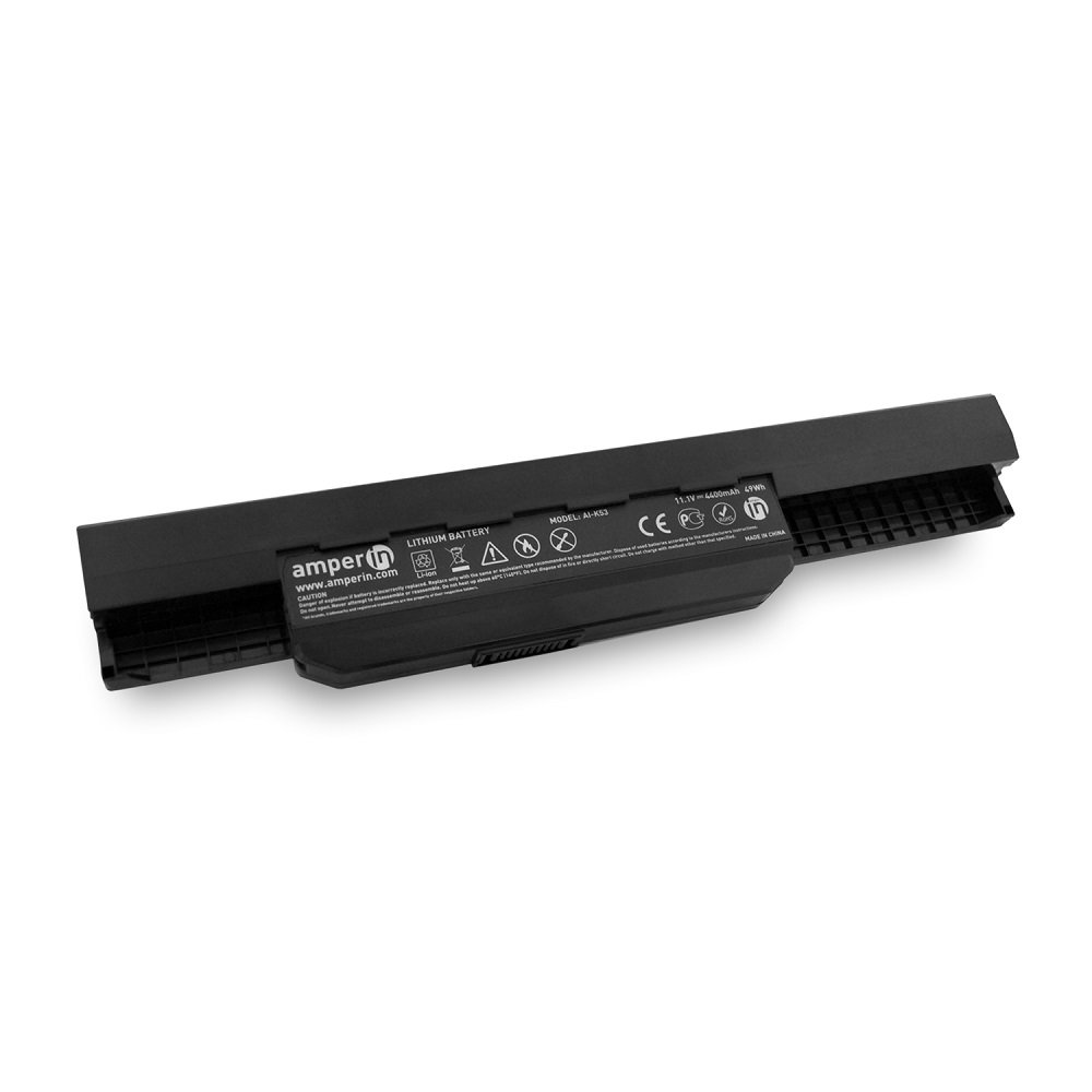 фото Аккумулятор amperin для ноутбука asus k53 (a32-k53) 4400mah (49wh) ai-k53