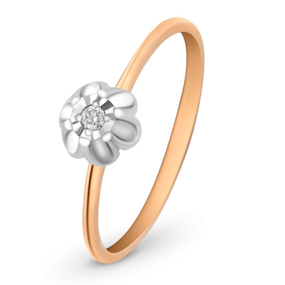 

Кольцо женское из красного золота с бриллиантом 585Gold 101006539, р, 101006539