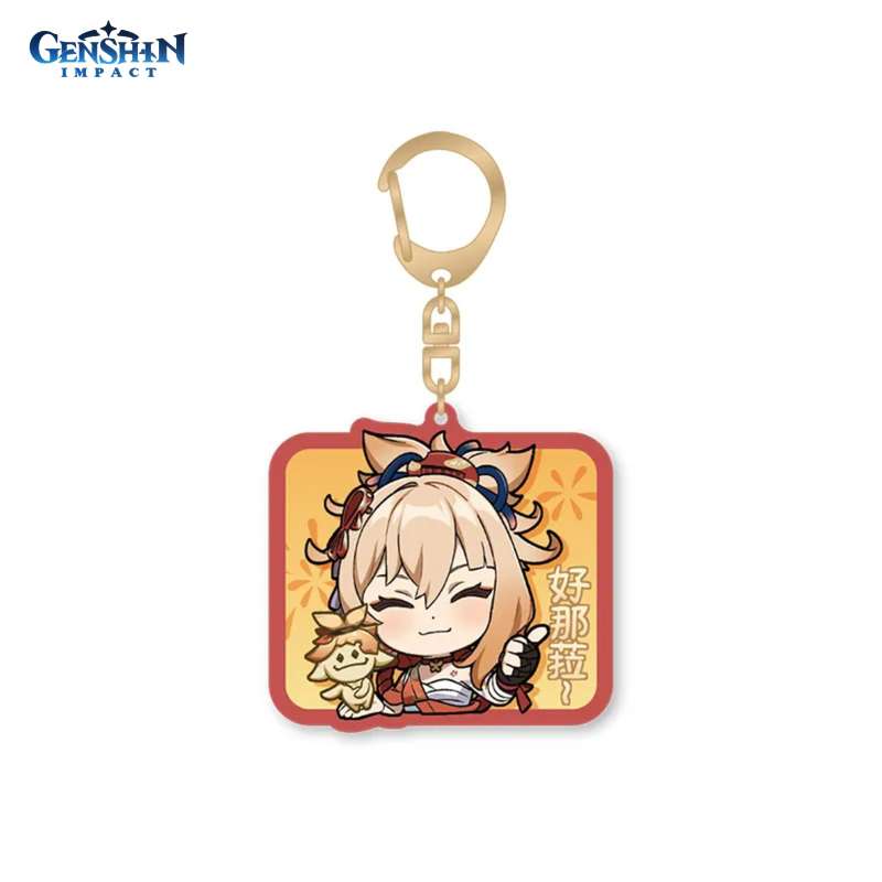 Брелок Genshin Impact акриловый Chibi Expressions Character Acrylic Keychain Yoimiya 549₽