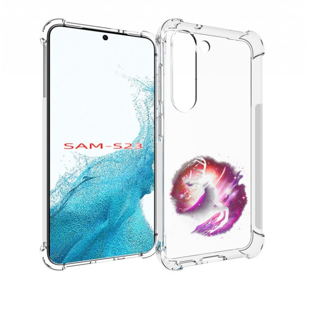 

Чехол MyPads звездный олень для Samsung Galaxy S23, Прозрачный, Tocco