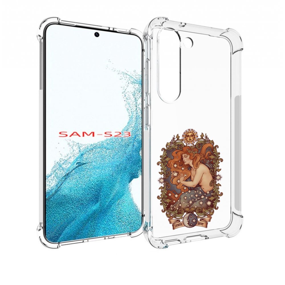 

Чехол MyPads звездная девушка абстракция для Samsung Galaxy S23, Прозрачный, Tocco