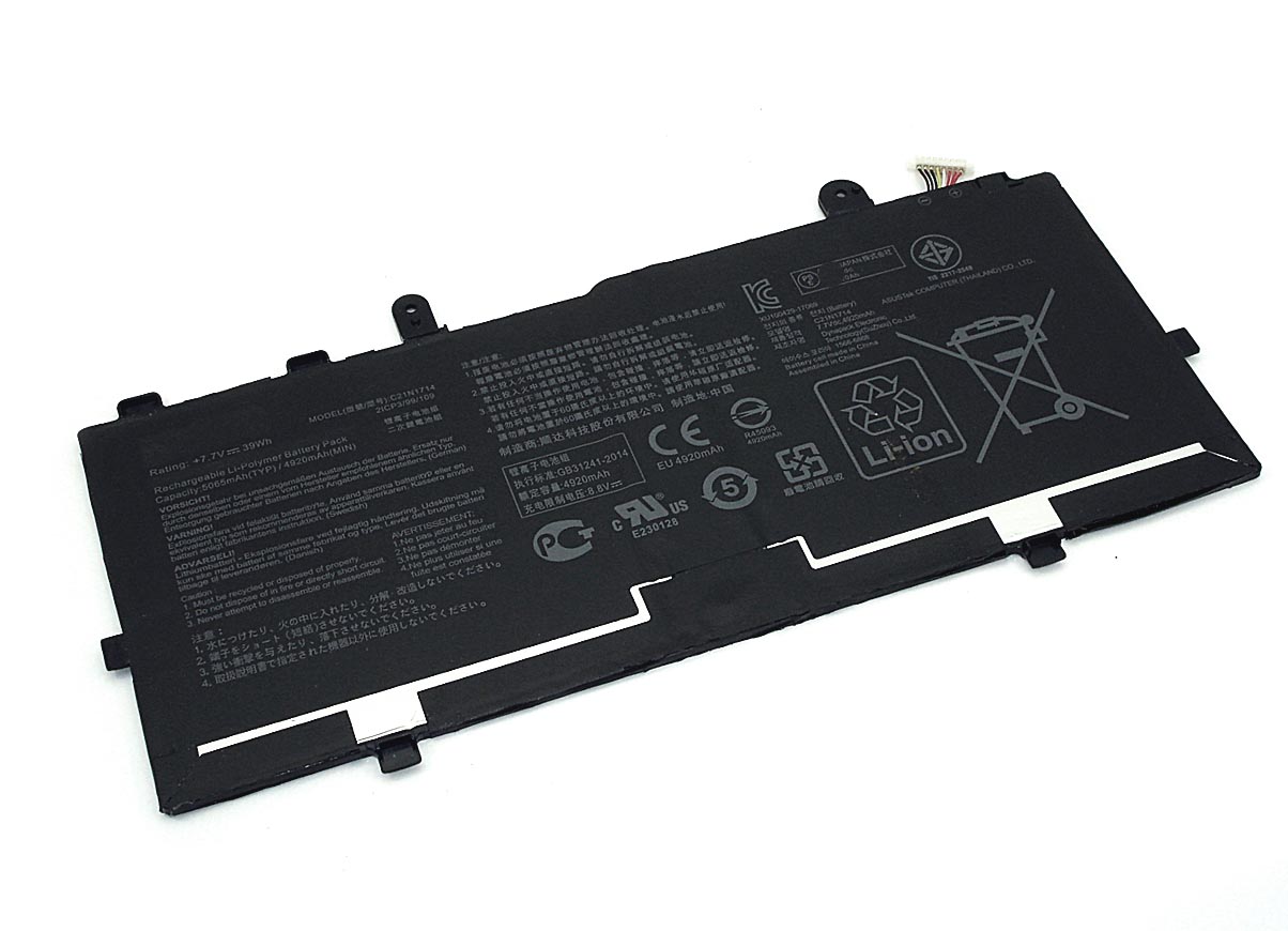 Аккумулятор GREENWAY для ноутбука Asus VivoBook FLIP 14 TP401N (C21N1714)