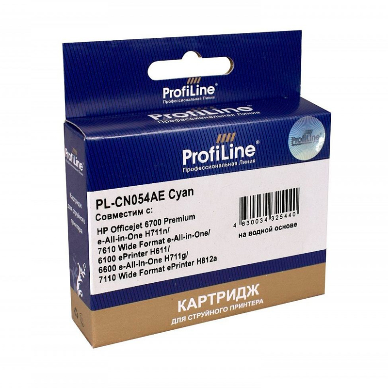 

Картридж для струйного принтера Profiline (PL-9346) голубой, совместимый
