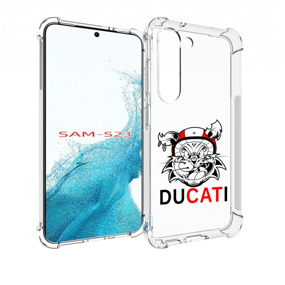 

Чехол MyPads дукати для Samsung Galaxy S23, Прозрачный, Tocco