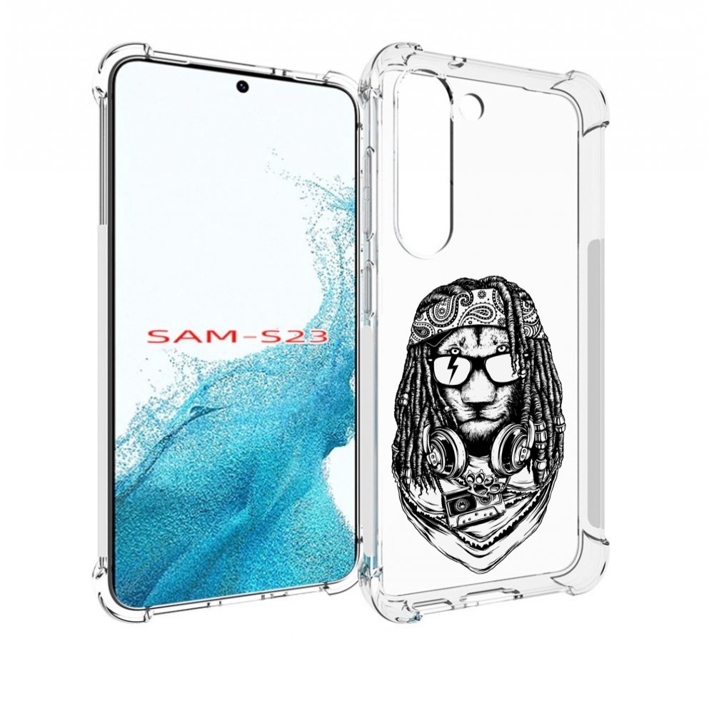 

Чехол MyPads дреды льва для Samsung Galaxy S23, Прозрачный, Tocco