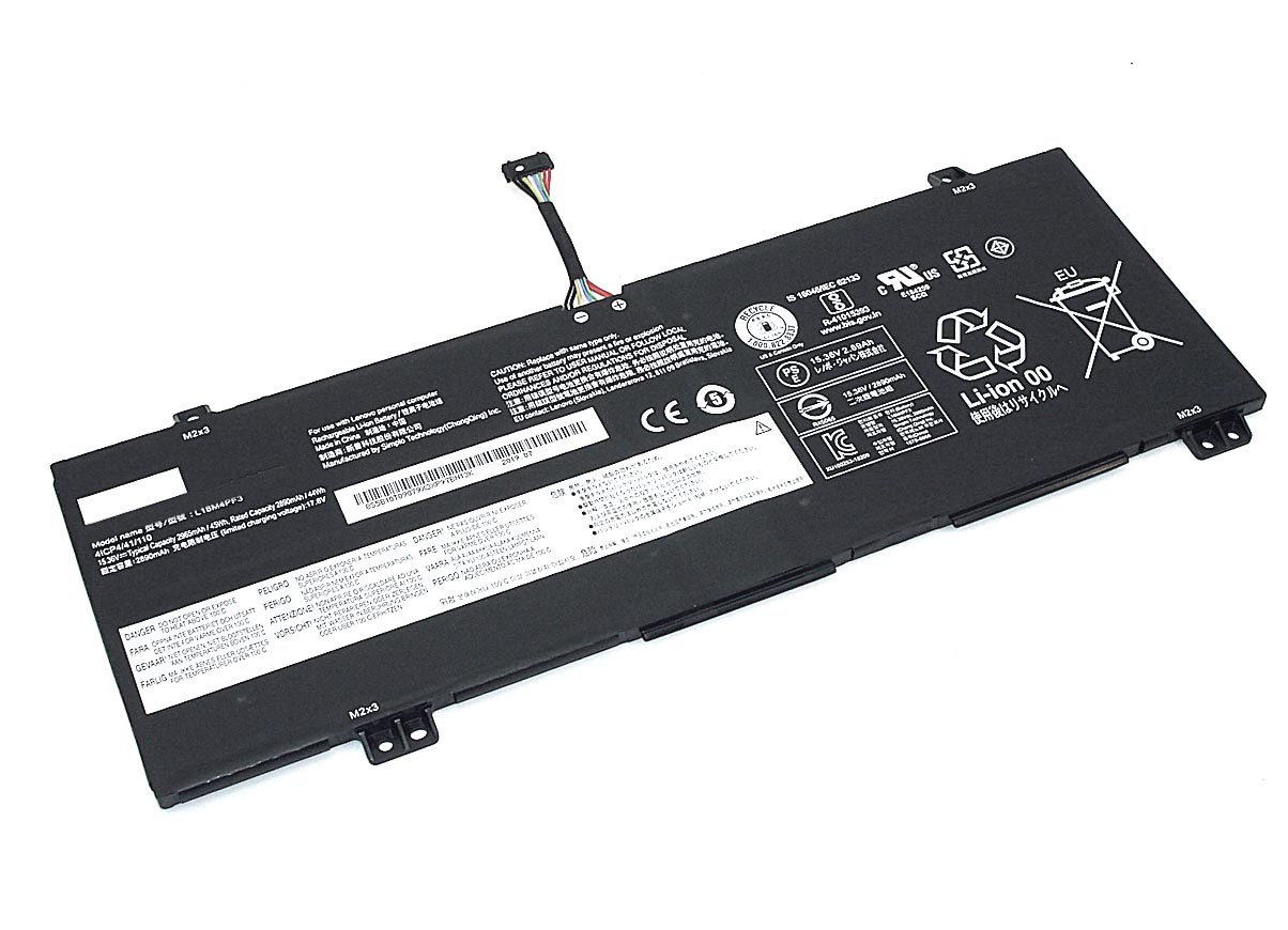 

Аккумулятор GREENWAY для ноутбука Lenovo IdeaPad C340-14API (L18C4PF3) 15.36V 2964mAh 45Wh