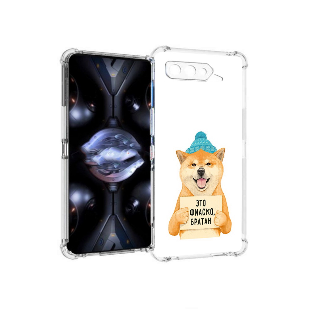 

Чехол MyPads Tocco для Asus ROG Phone 5 Pro фиаско, Прозрачный, Tocco