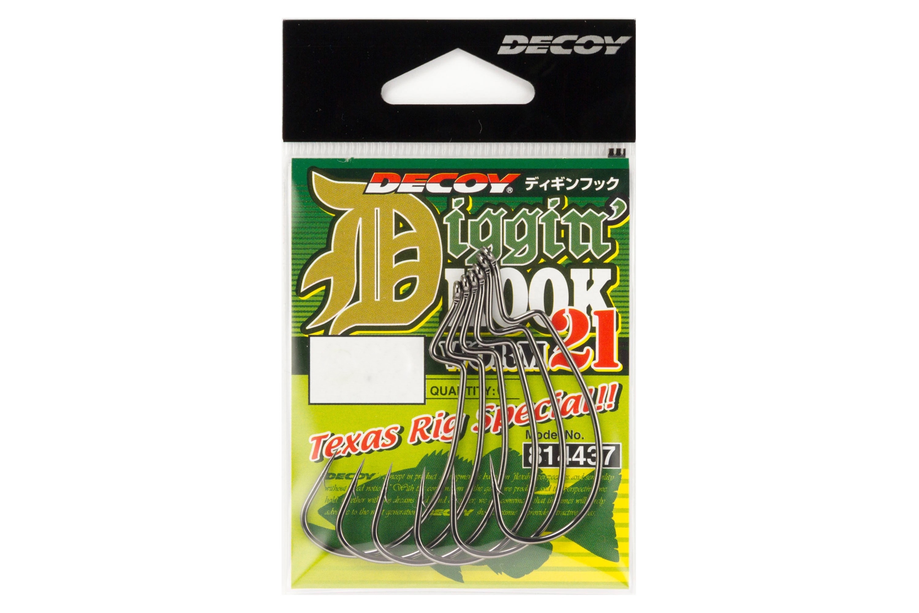 

Крючок Decoy Worm 21 Digging Hook #1/0, Серебристый, Worm 21 Digging Hook