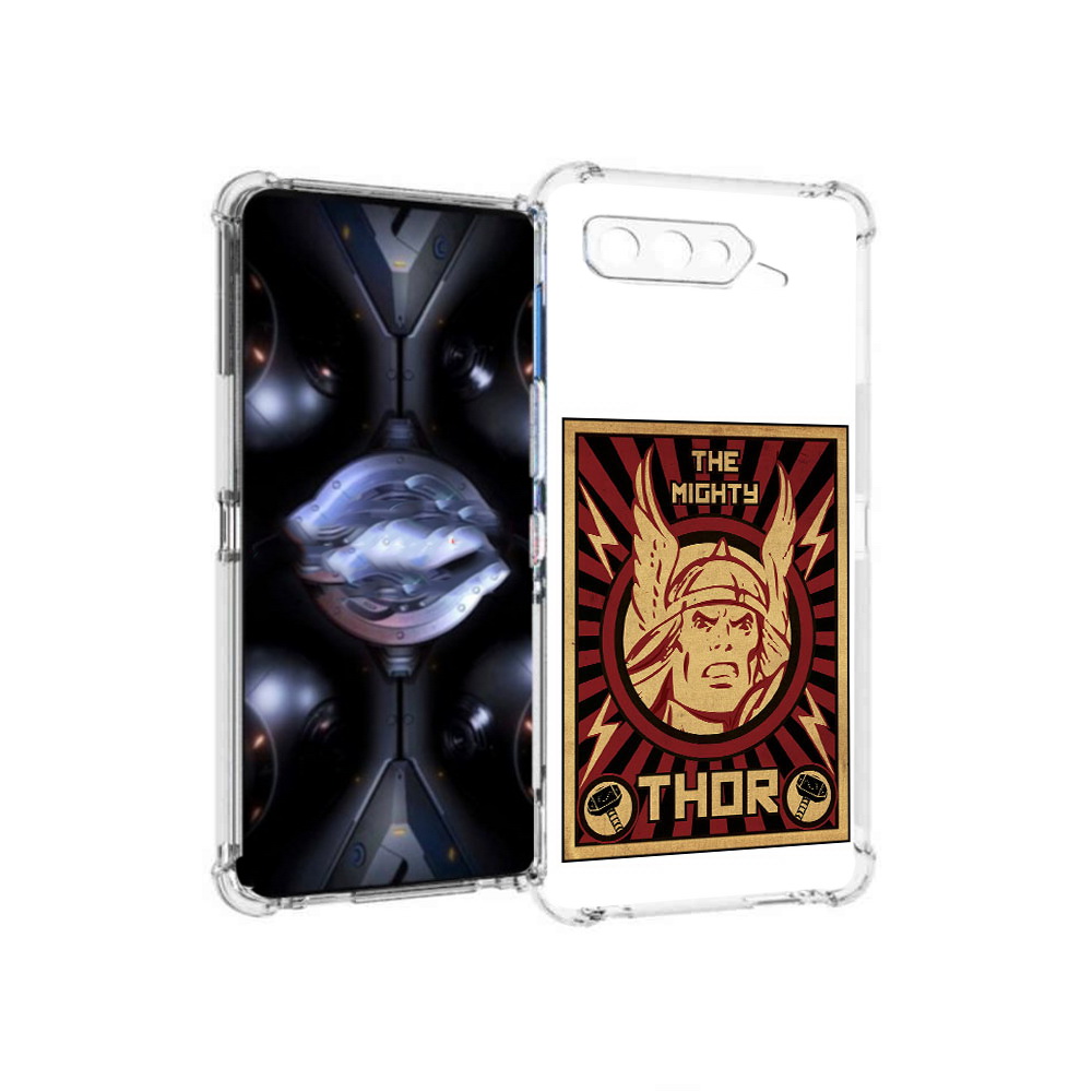 

Чехол MyPads Tocco для Asus ROG Phone 5 Pro тор лицо, Прозрачный, Tocco