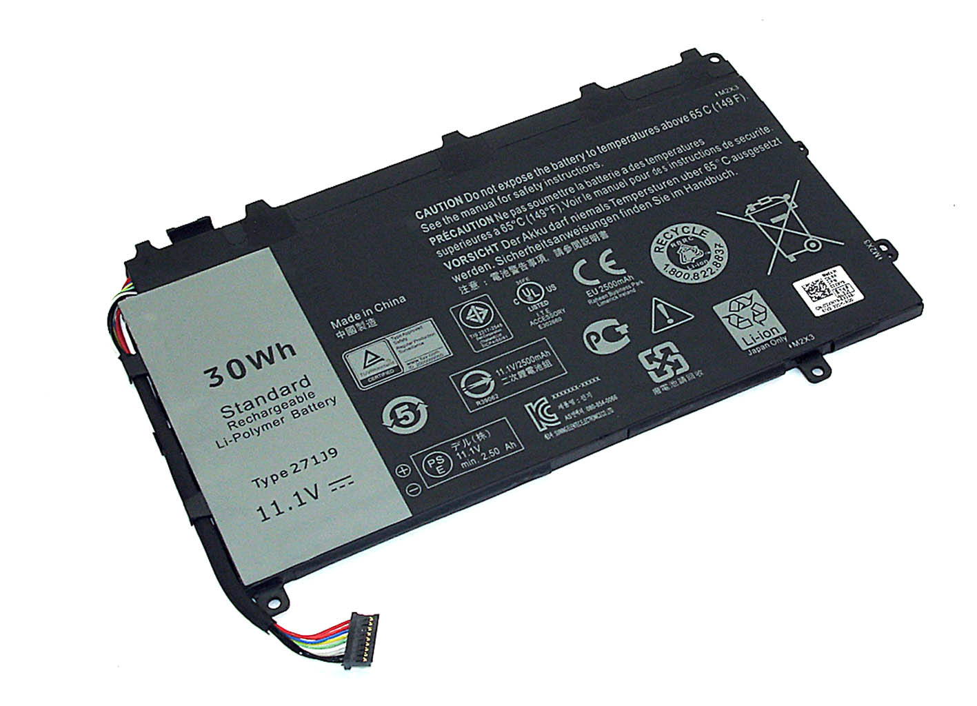 

Аккумулятор GREENWAY для ноутбука Dell Latitude 13 7000 271J9 11.1V 2700mA 30Wh