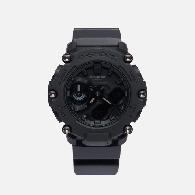 Наручные часы CASIO G-SHOCK GA-2200BB-1A Carbon Core Guard чёрный, Размер ONE SIZE