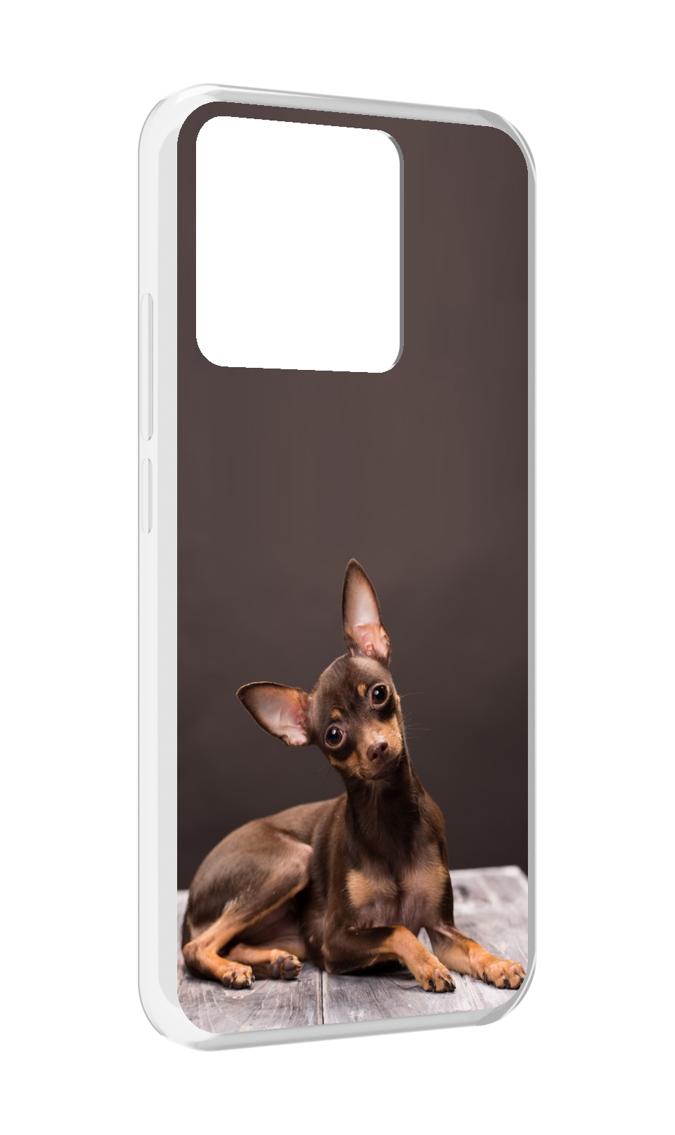 

Чехол MyPads Tocco для Xiaomi Redmi 10A тои терьер, Прозрачный, Tocco