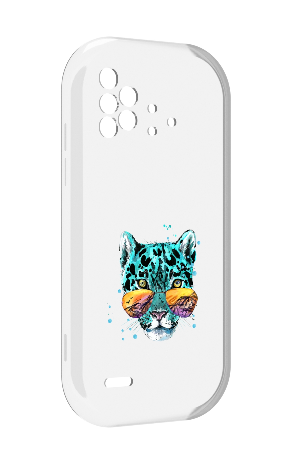 

Чехол MyPads голубой лео для UMIDIGI Bison X10 / X10 Pro, Прозрачный, Tocco