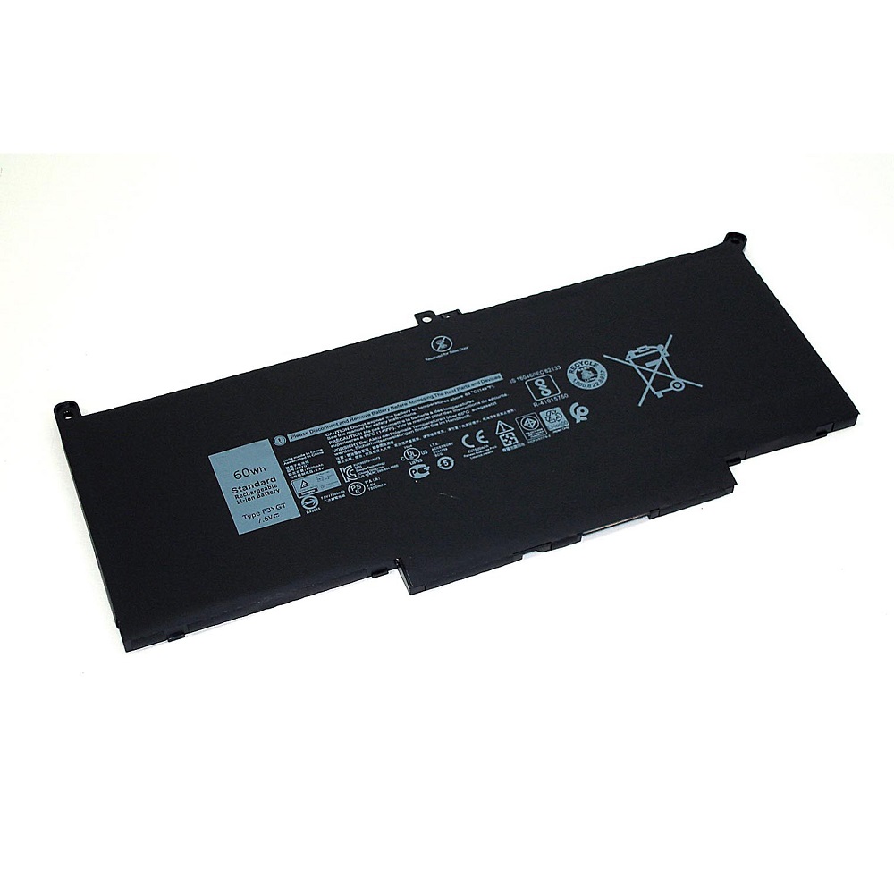 Аккумулятор GREENWAY для ноутбука Dell Latitude 13 7390 (2x39g) 7.6V 7500mAh черная