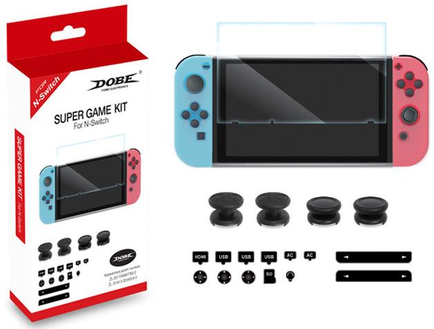 Набор аксессуаров для приставки DOBE Super Game Kit TNS-1854 для Nintendo Switch