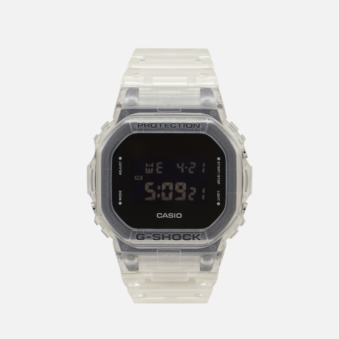 

Наручные часы CASIO G-SHOCK DW-5600SKE-7 Transparent белый, Размер, G-SHOCK DW-5600SKE-7 Transparent